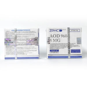 AOD 9604 5mg ZPHC (Lyophilized Peptide + Bacteriostatic Water)